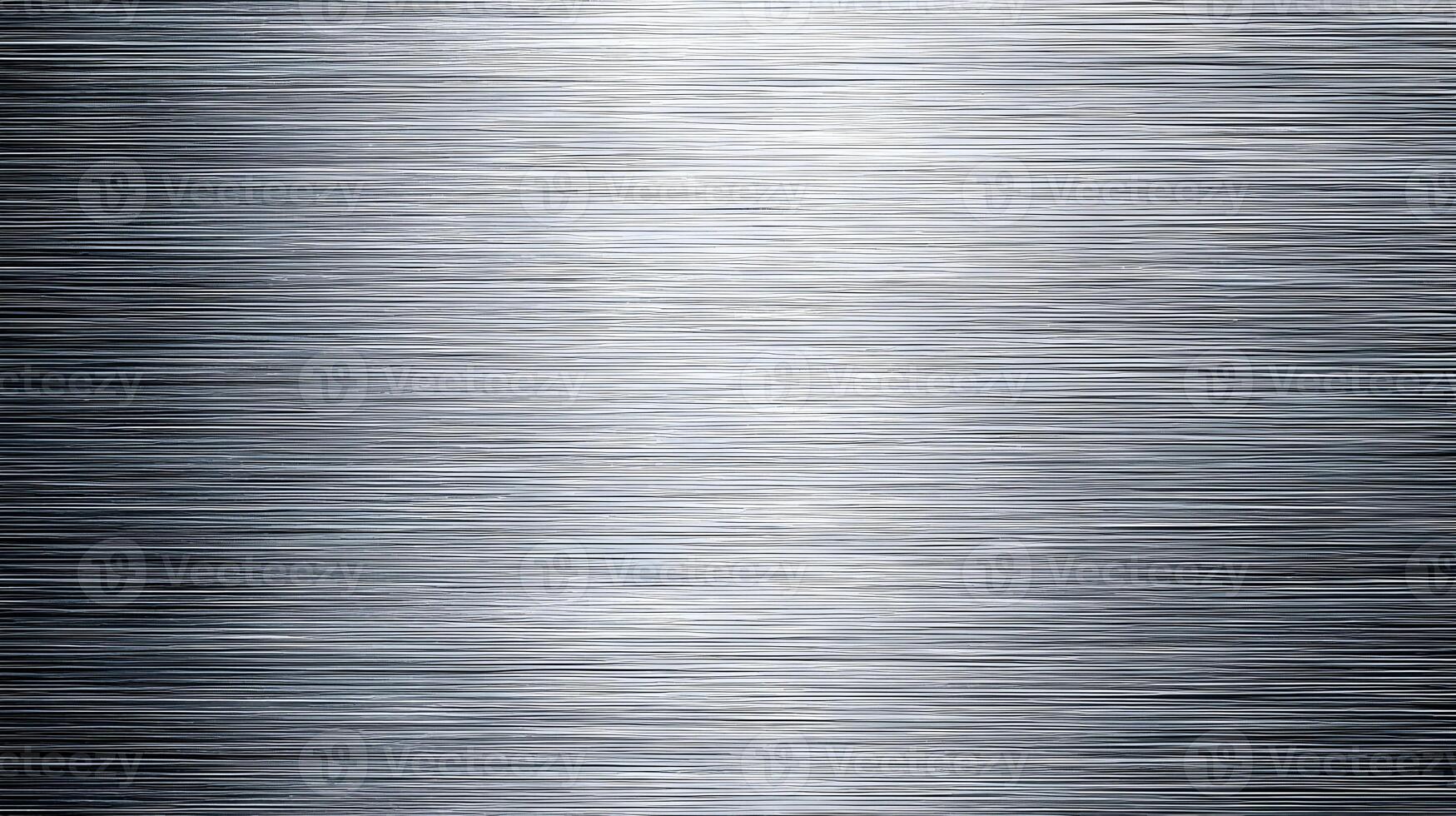 Seamless horizontally brushed metal texture background with industrial feel great for backdrop use photo