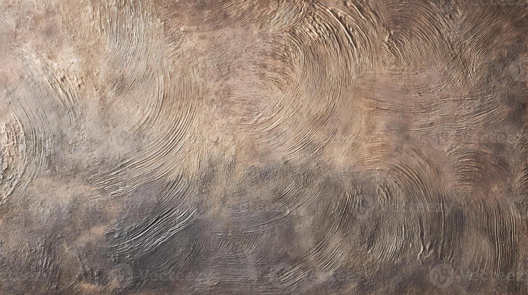 Abstract earthy texture with swirling patterns and a gradient from light to dark creating depth photo