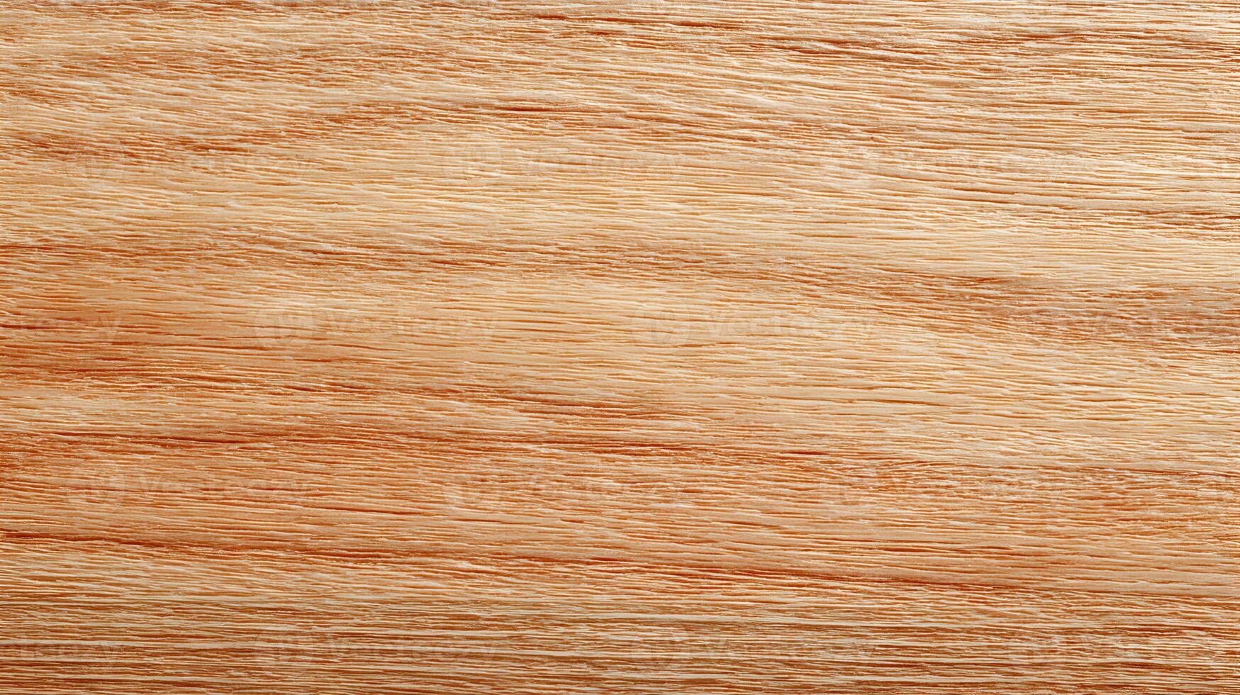 Detailed close up of natural oak wood grain shows texture and pattern in warm golden brown tones photo