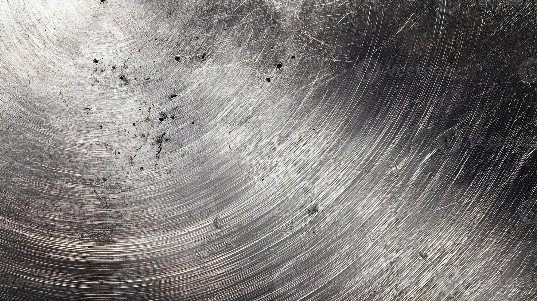 Elegant silver surface featuring curved lines and textures that evoke a sense of natural movement and light reflection photo