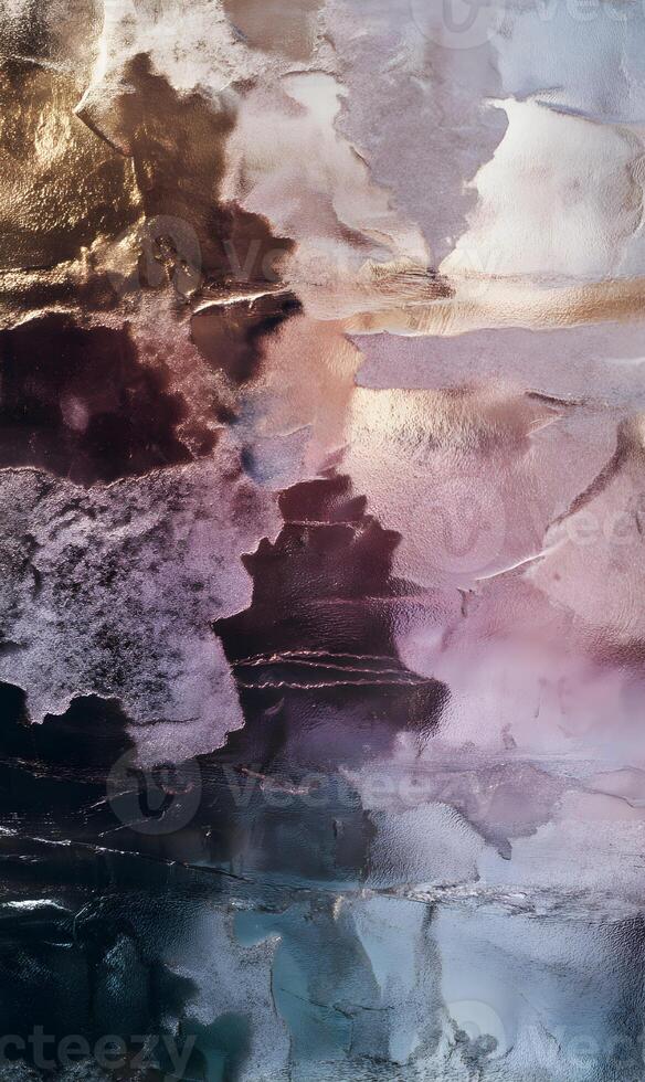Abstract exploration of shapes and colors evoking a sense of dreamy atmosphere soft tones delicate painting blending seamlessly organic and ethereal mood photo