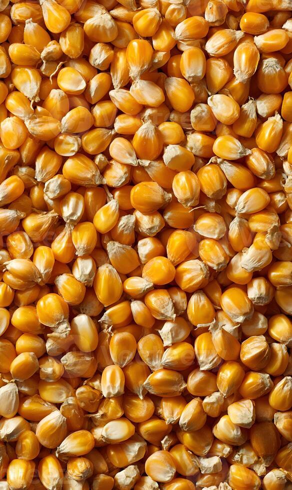 Abundance of golden corn kernels creating a vibrant texture evoking agriculture and harvest season freshness featuring a natural and rustic feel photo