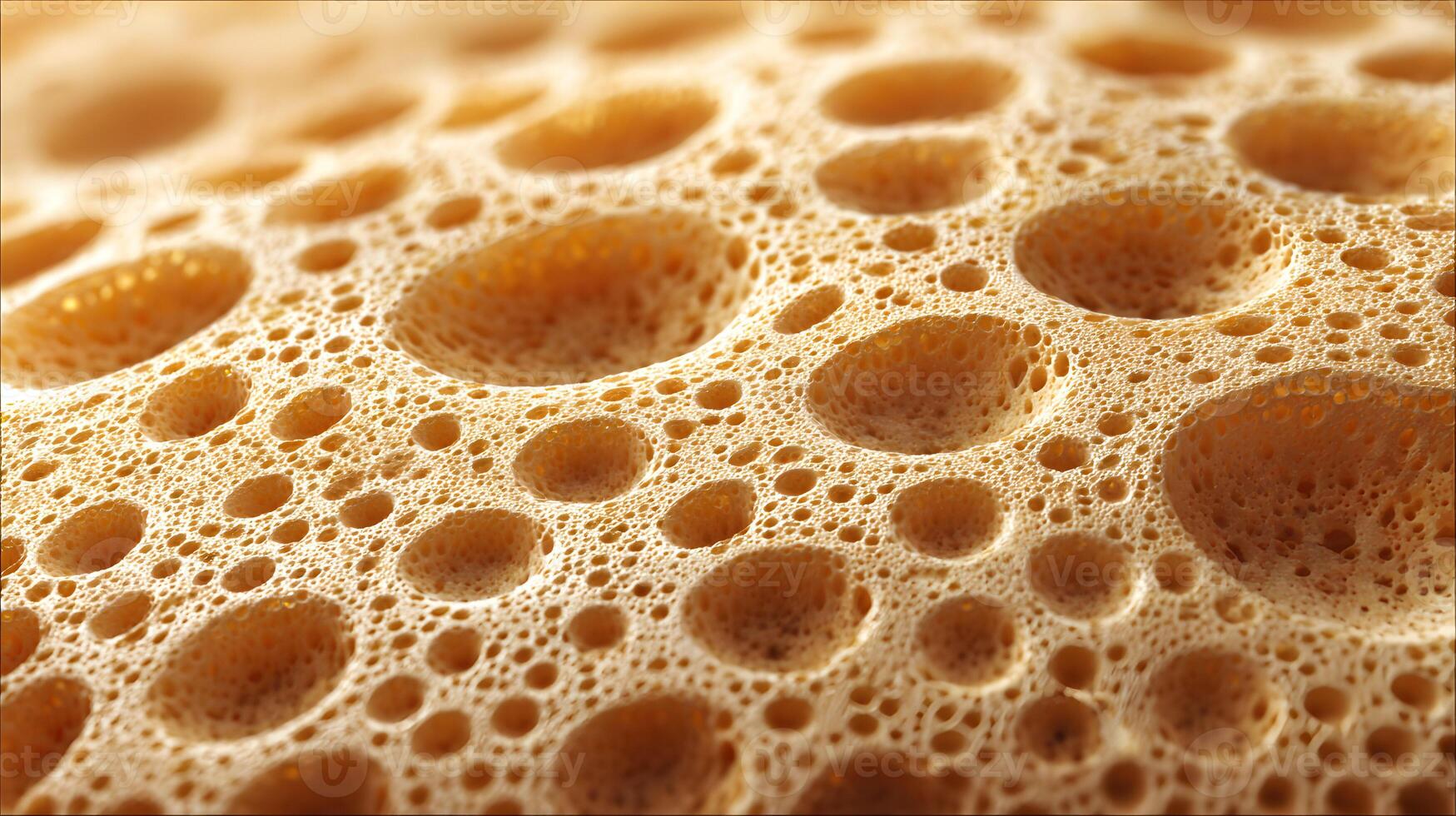 Intricate porous surface with a multitude of cavities creating a mesmerizing abstract texture pattern photo