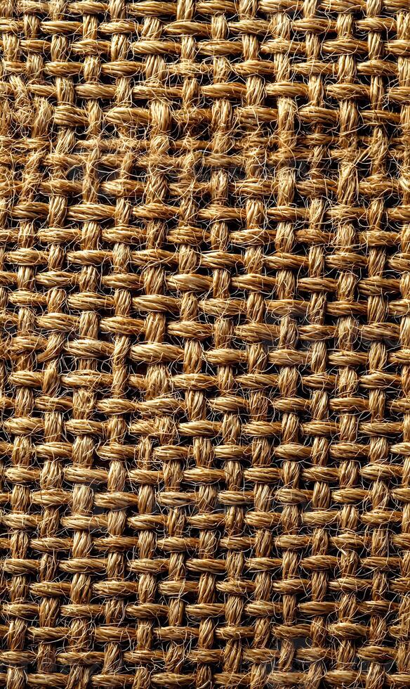 Intricate woven pattern creating a warm rustic texture with a captivating organic feel and visual depth photo