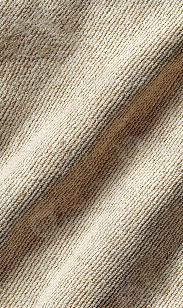 Detailed macro shot reveals intricate patterns and textures of woven fabric perfect for textile design projects or backgrounds photo