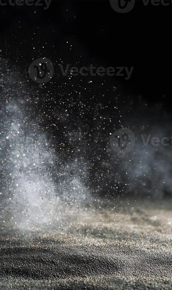 Mystical shimmering light dancing on a textured surface evoking a sense of magic and wonder creating an ethereal atmosphere photo