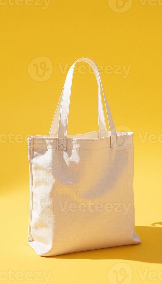 Eco Tote Mockup on Clean Background photo