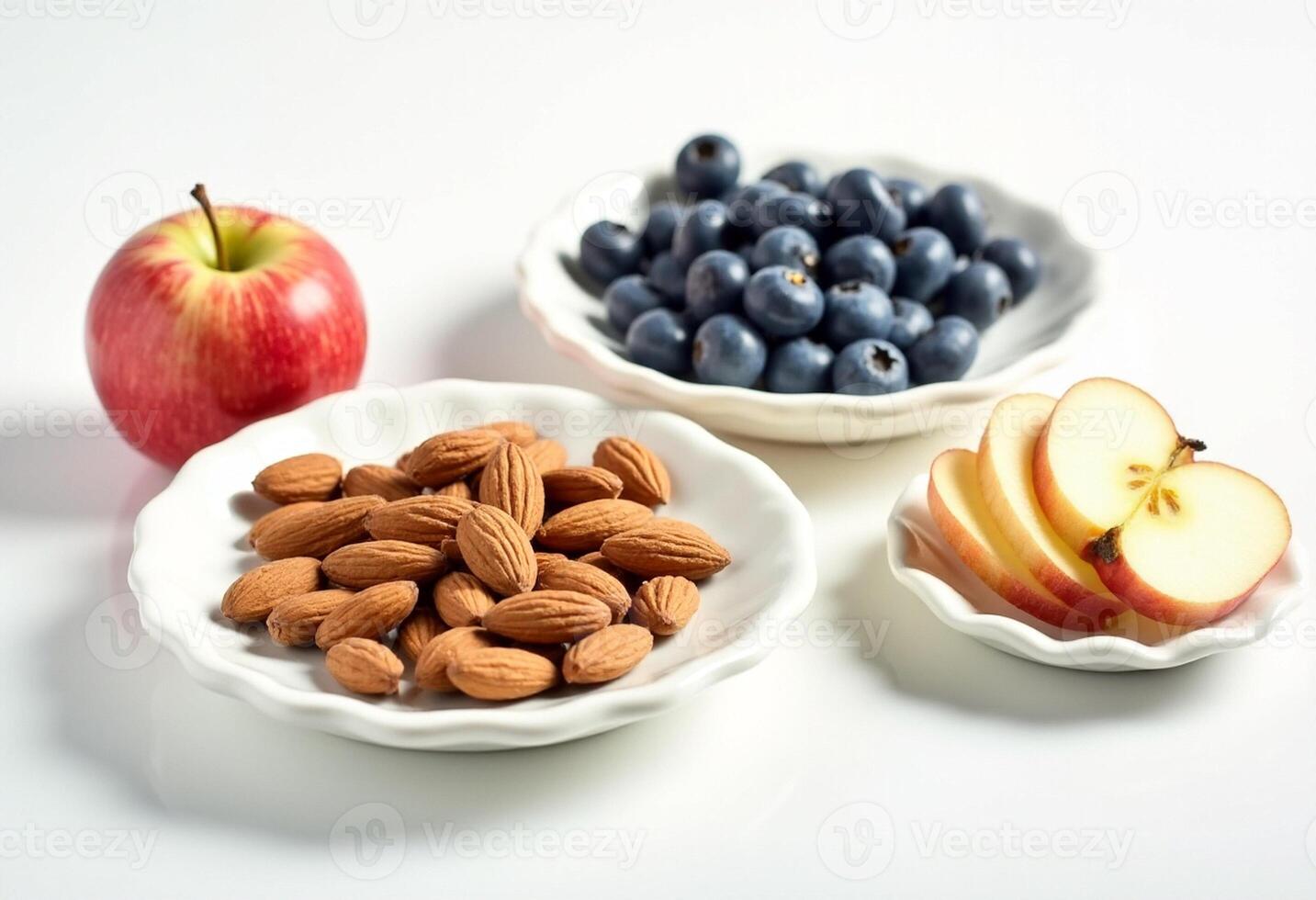 Flat Lay of Healthy Munchies photo