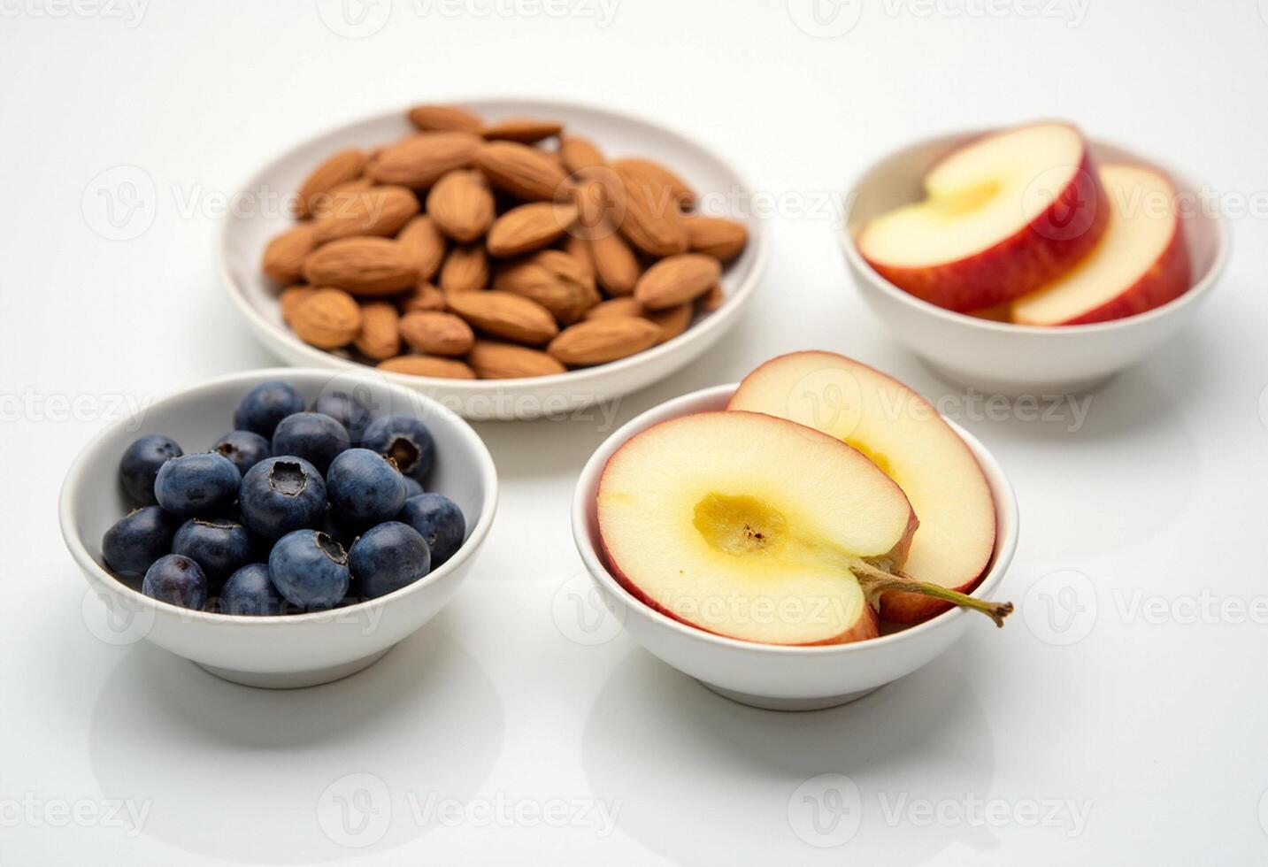 Simple Healthy Treat Flat Lay photo