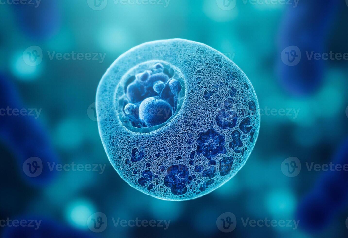 Abstract Cell Texture in 3D photo
