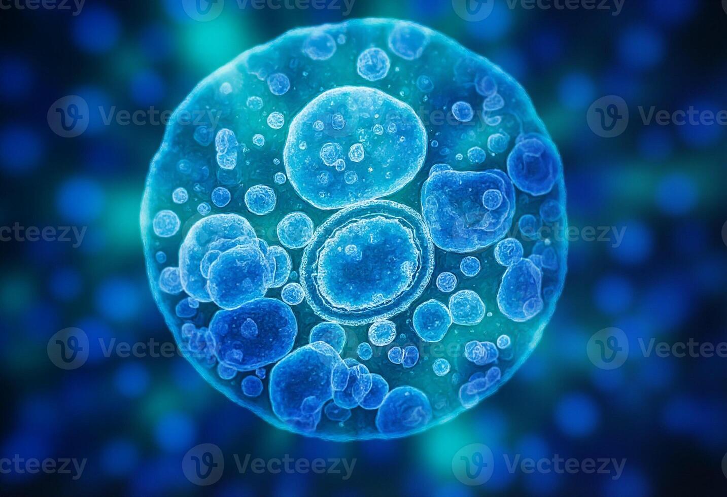 Vibrant Virus Spread in Digital Style photo