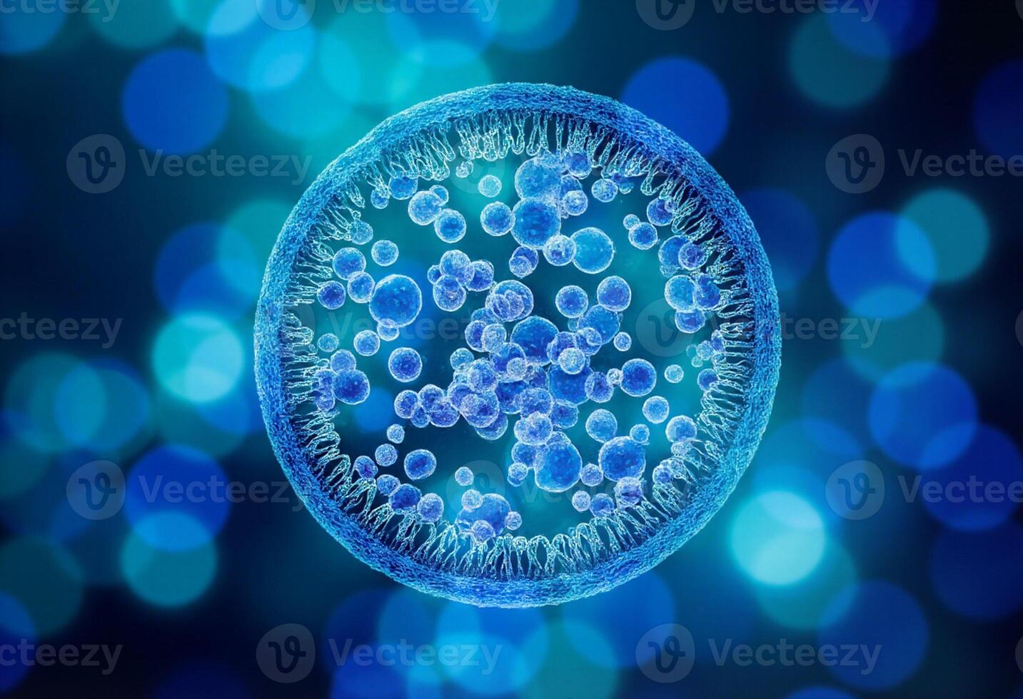 Circular Germ Structures in Focus photo