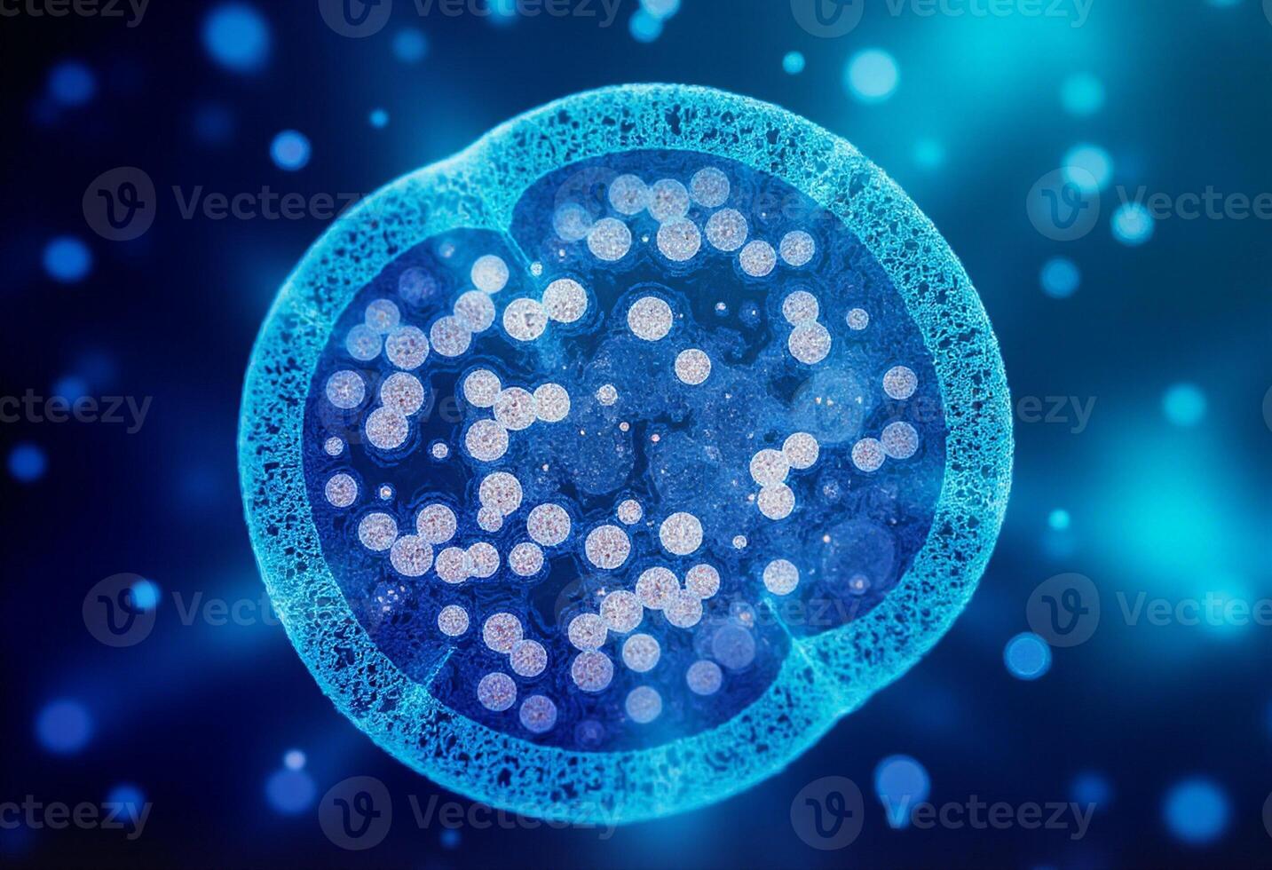 A cell with bubbles in it photo