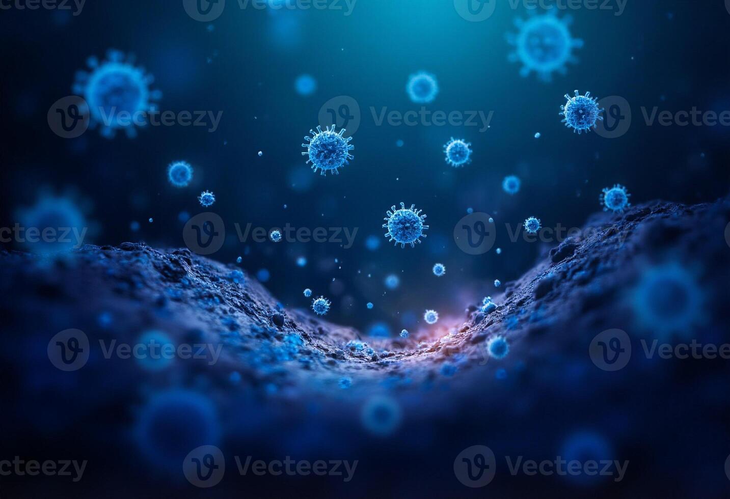 Virus Simulation with Soft Lighting photo