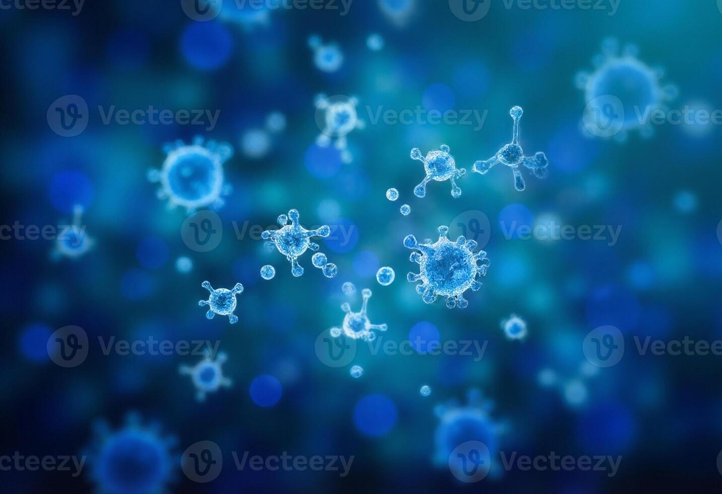 Virus Spread Concept in Abstract Style photo