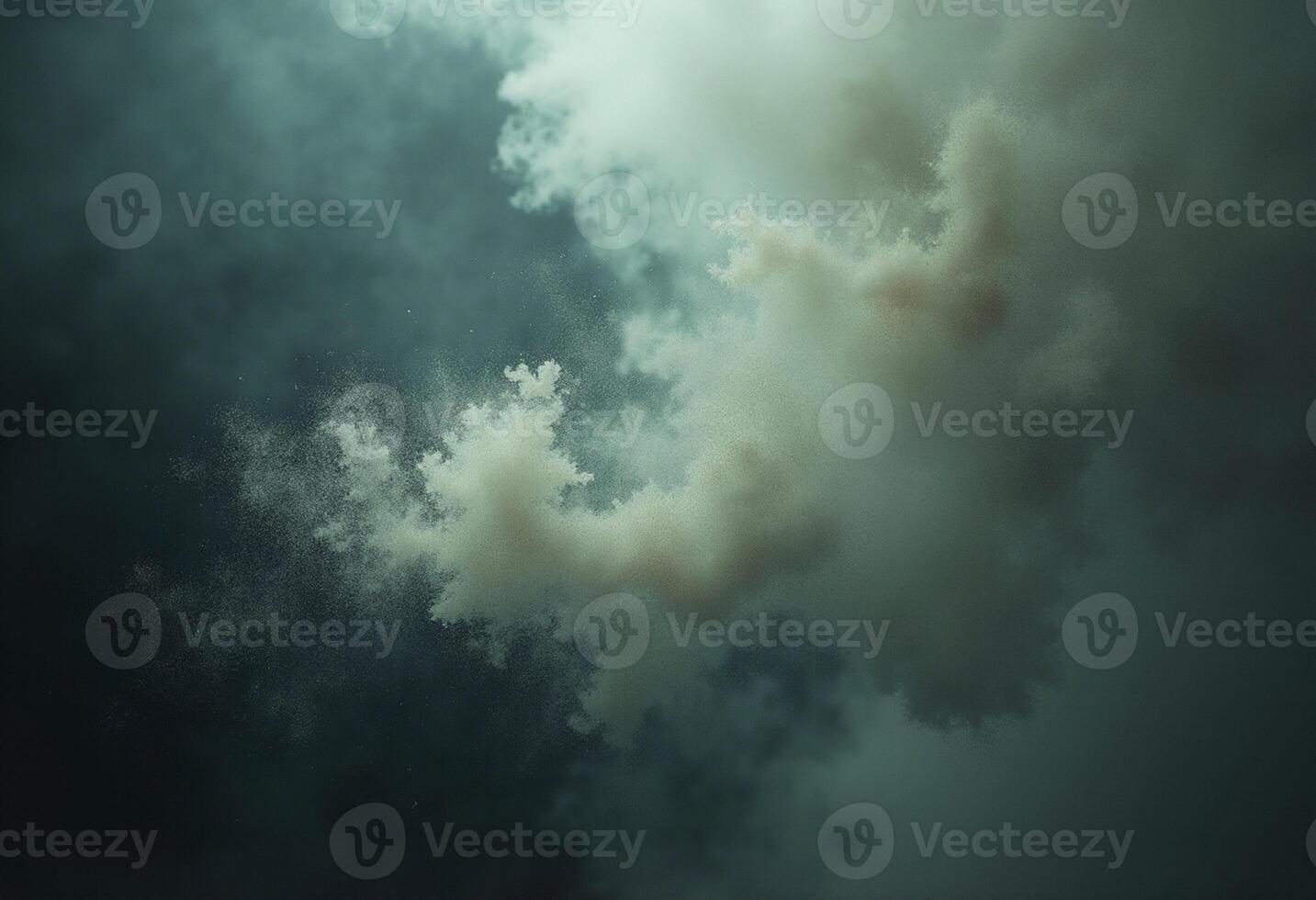 A photo of a cloud with smoke coming out of it