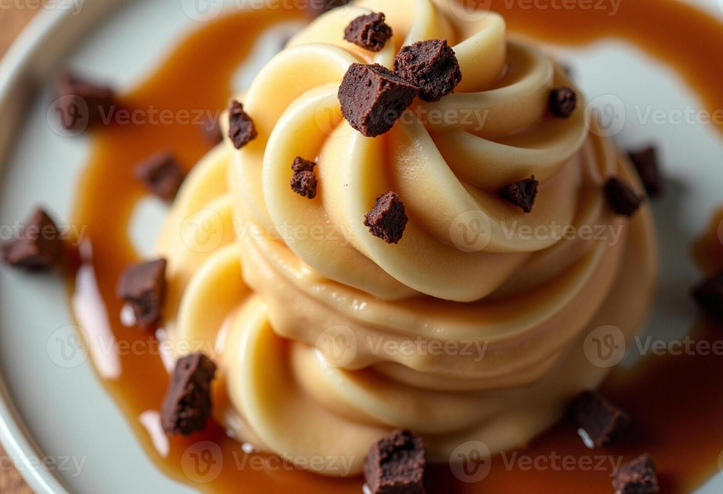 Mocha Swirl Dessert with Cocoa Dust photo