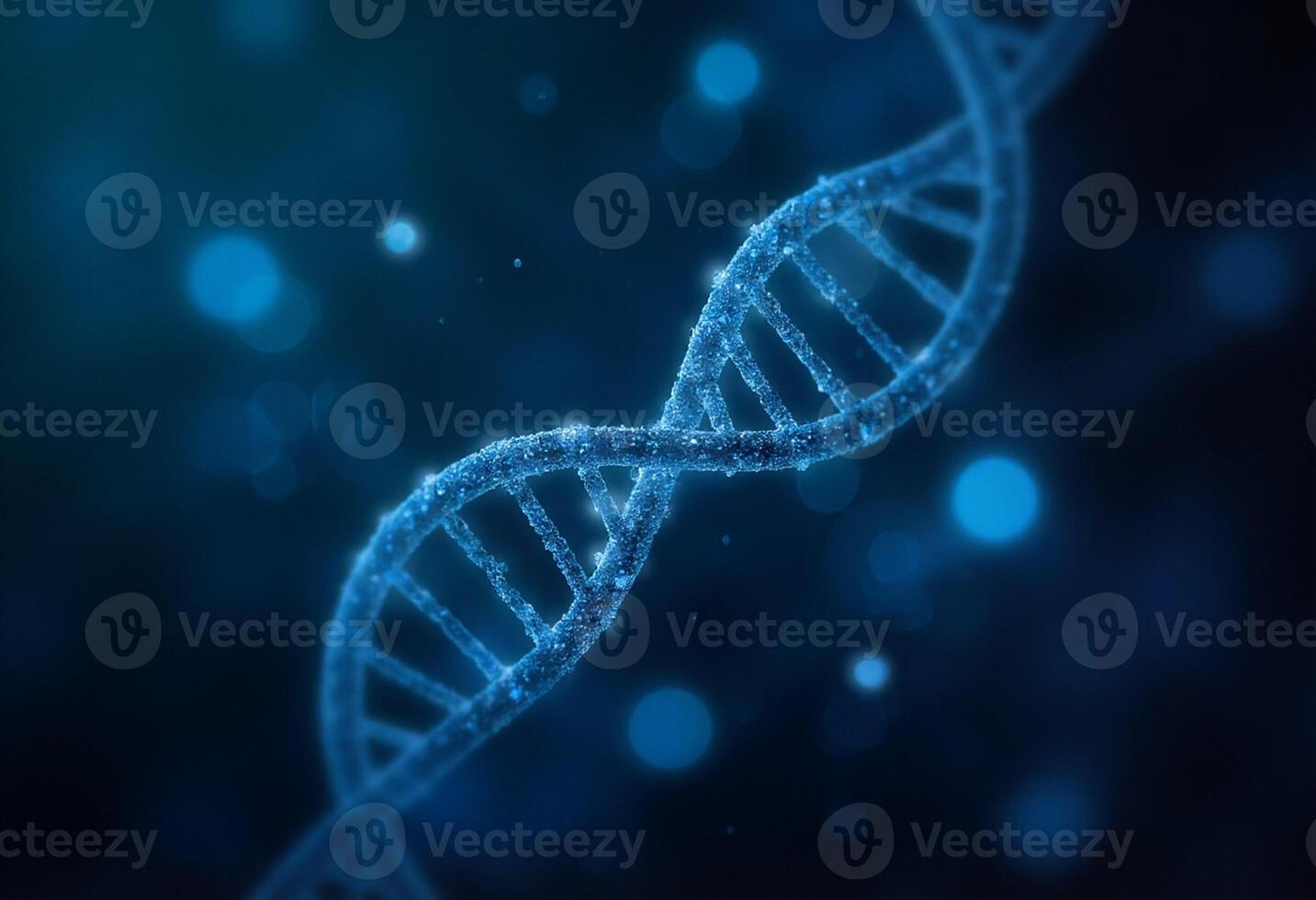 Glowing Genome Model Scene photo