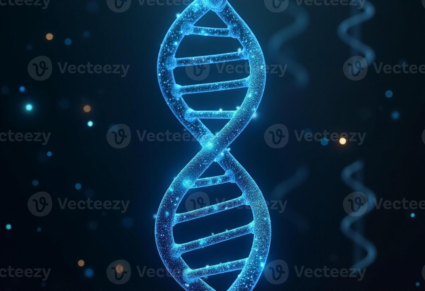 Isolated Helix Strand Detail photo