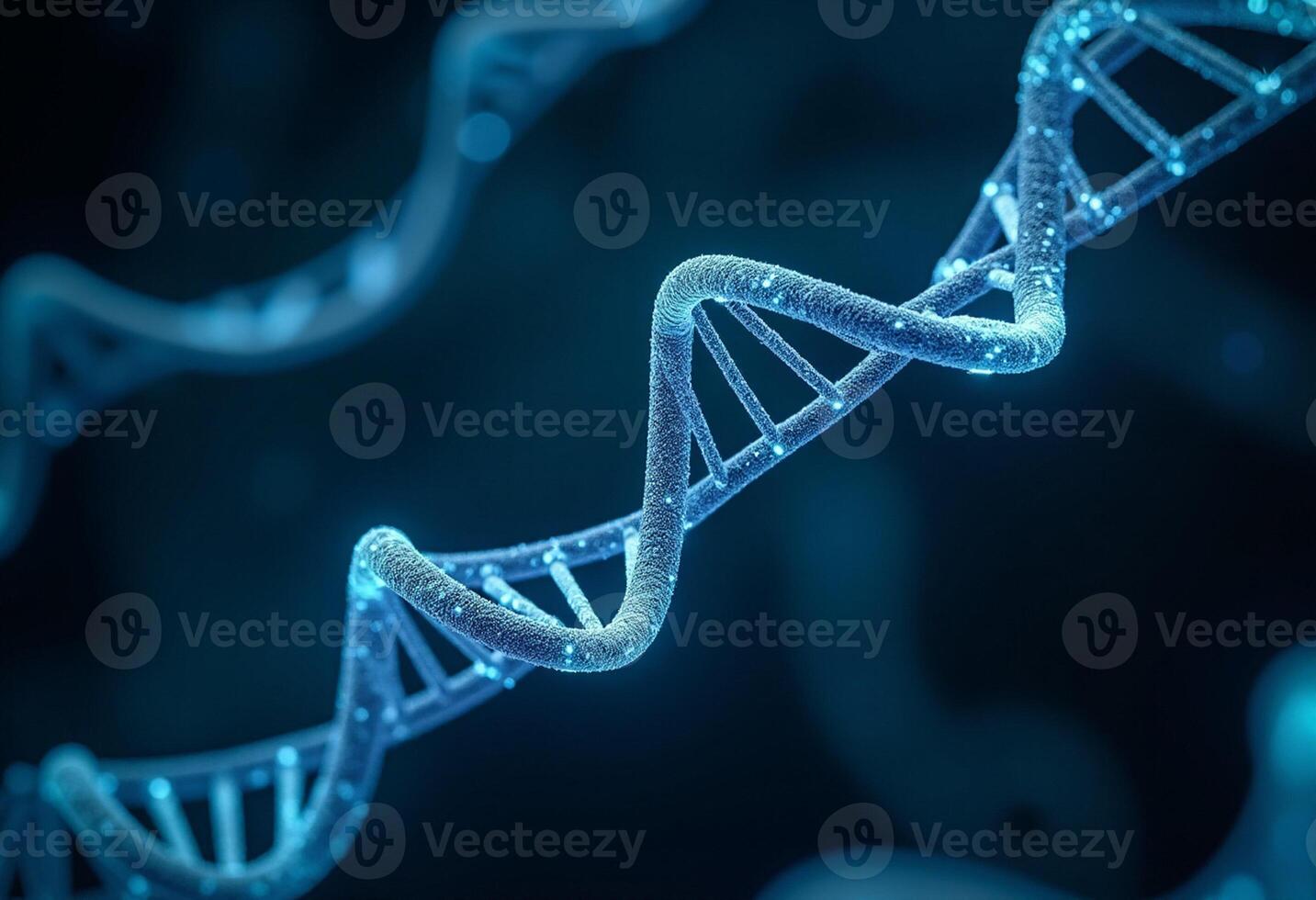 Glowing Science Strand Visualization photo