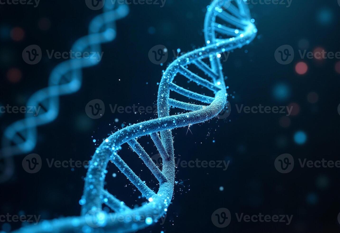 Double Helix Twisting in Space photo