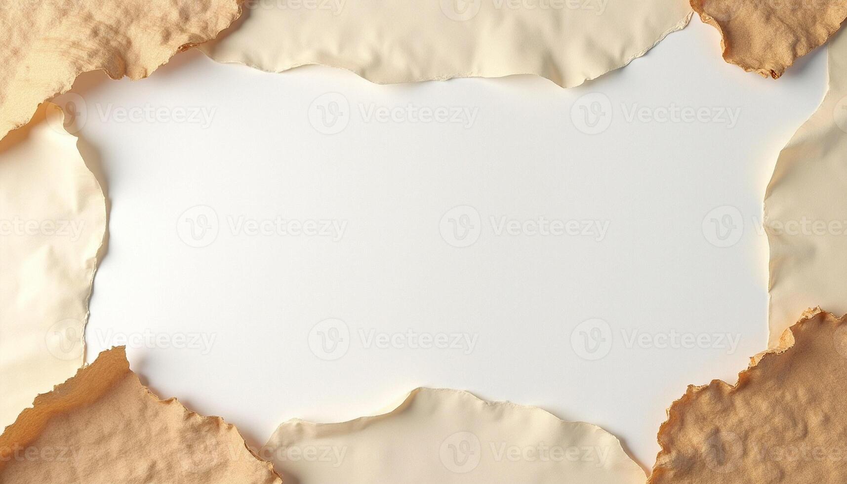 Classic Torn Border Mockup photo