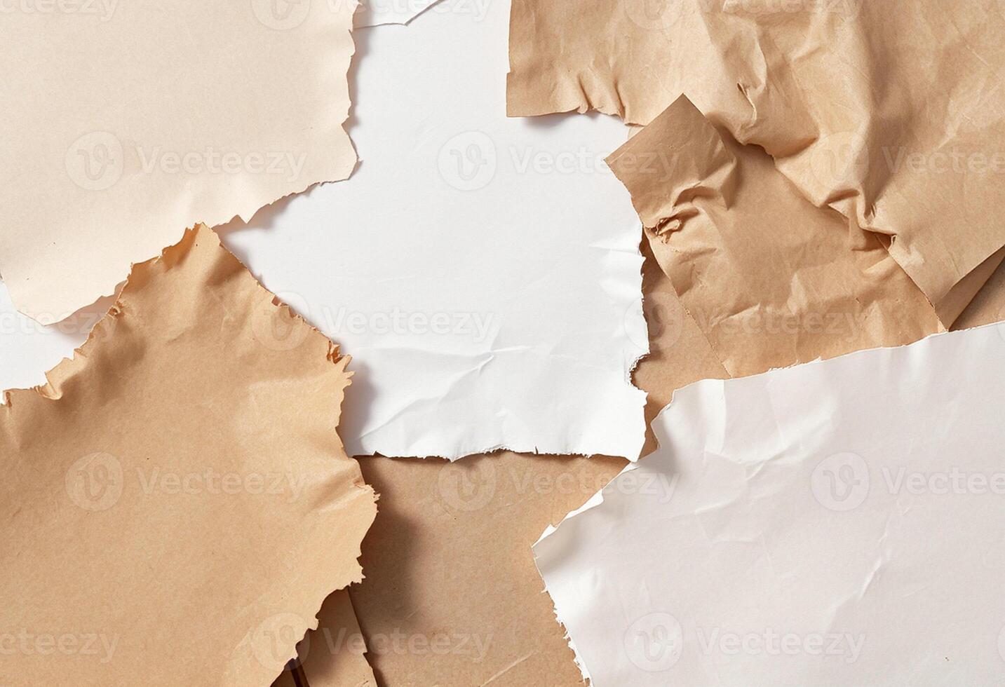 Textured Layers on Flat Background photo