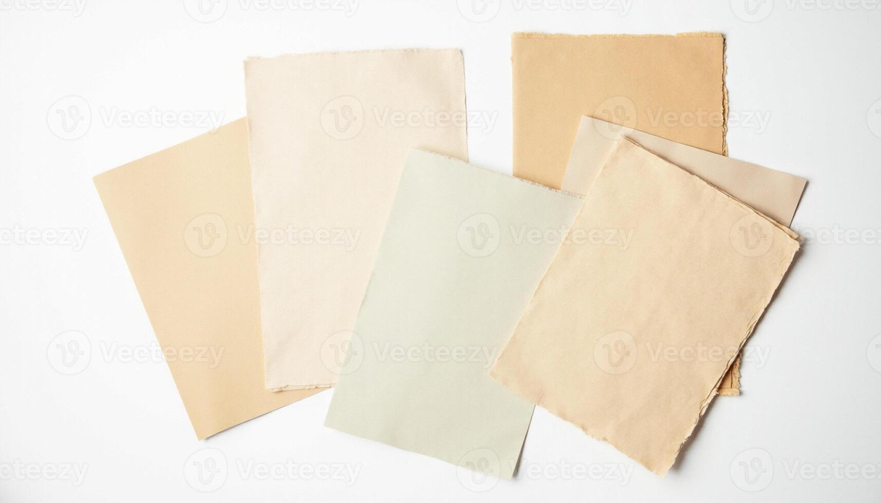 Neutral Tones Paper Stack photo