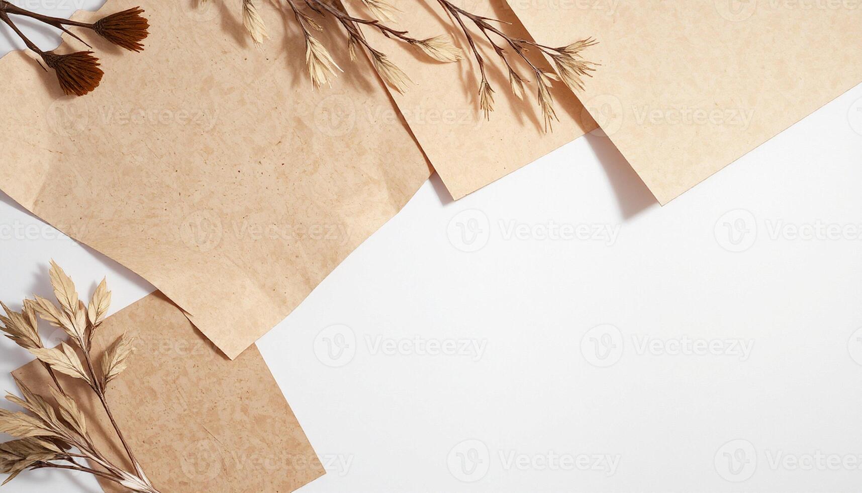 Brown Layered Mockup Background photo