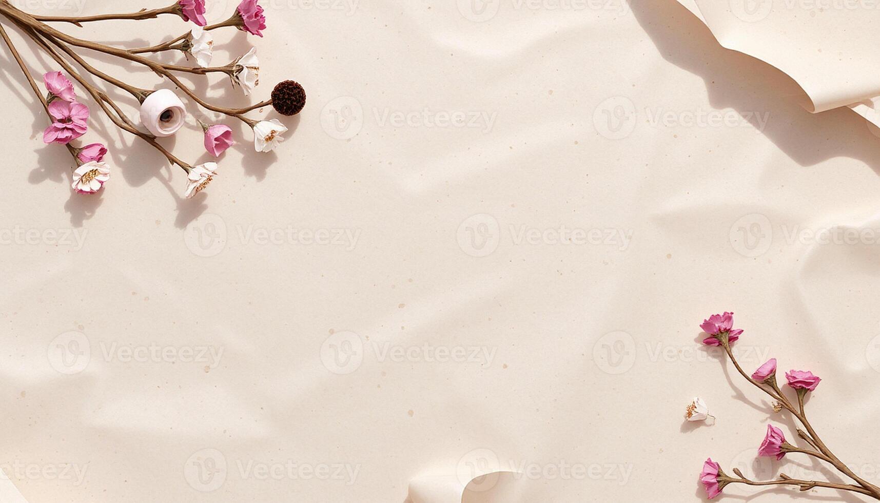 A piece of paper with flowers and a piece of paper photo