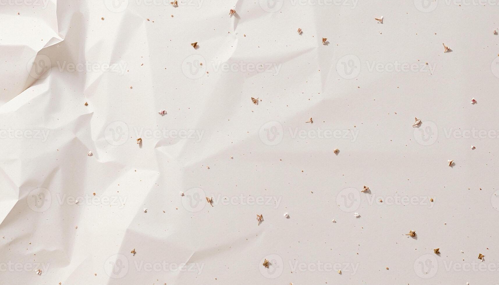 Minimal Specks on Wrinkled Sheet photo