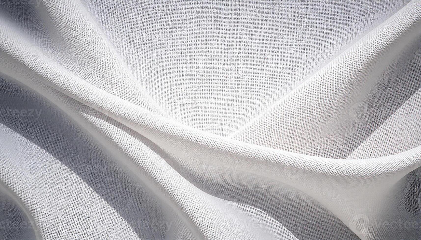 A white fabric with a pattern photo