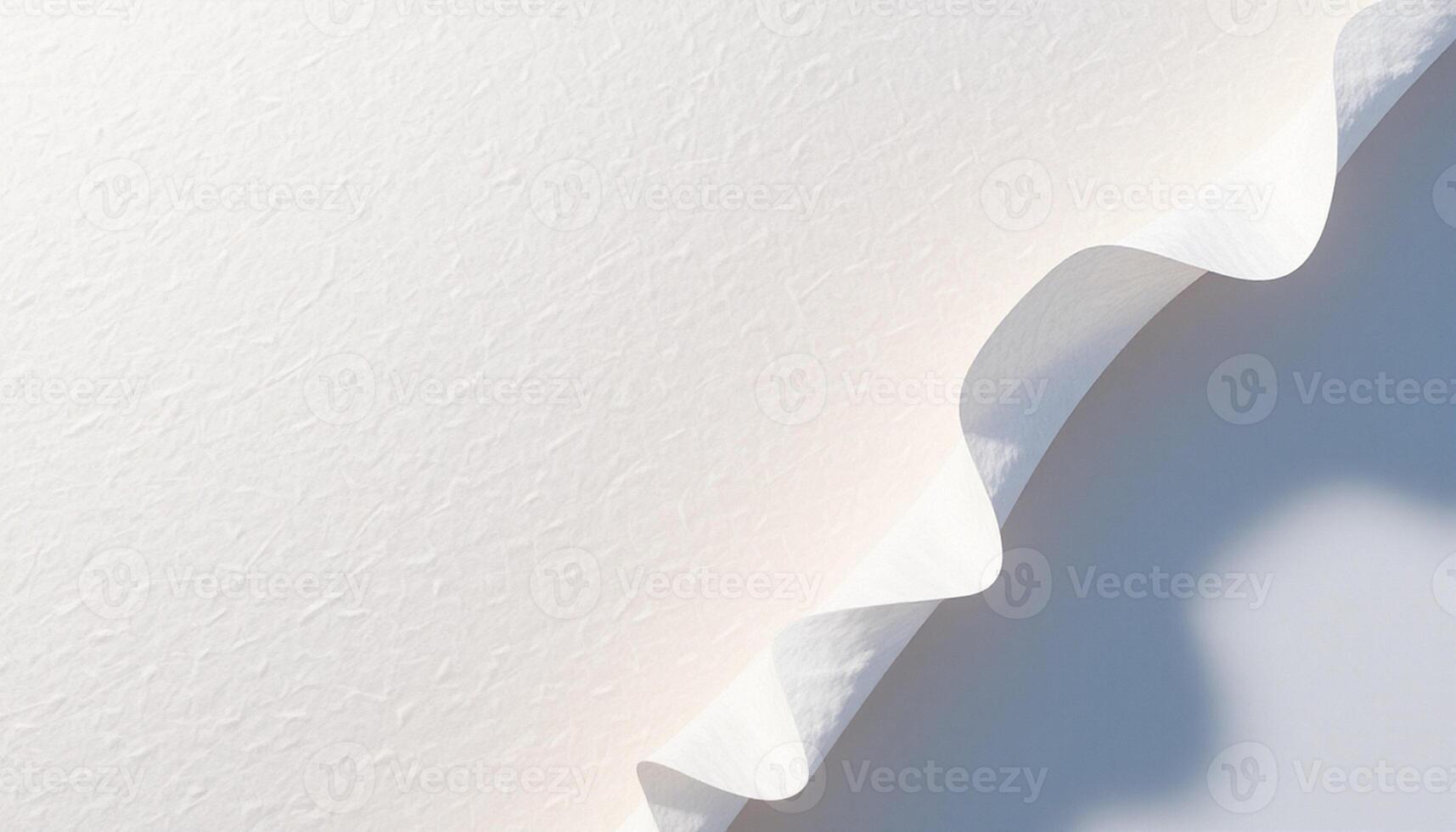 A white sheet of paper with a crease photo
