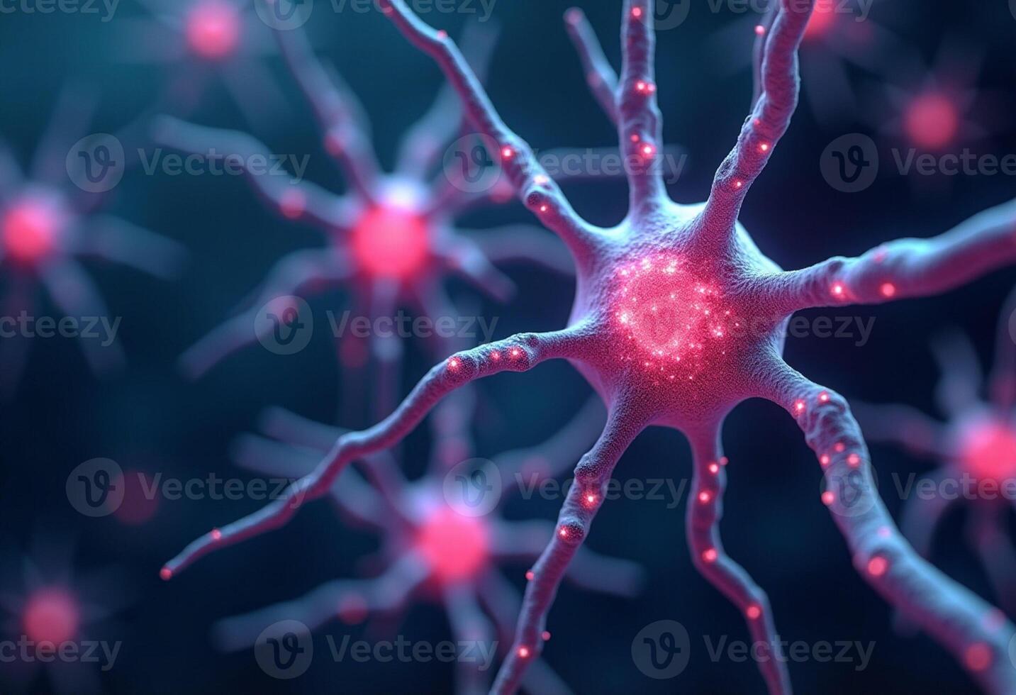 Neurons are shown in this image photo