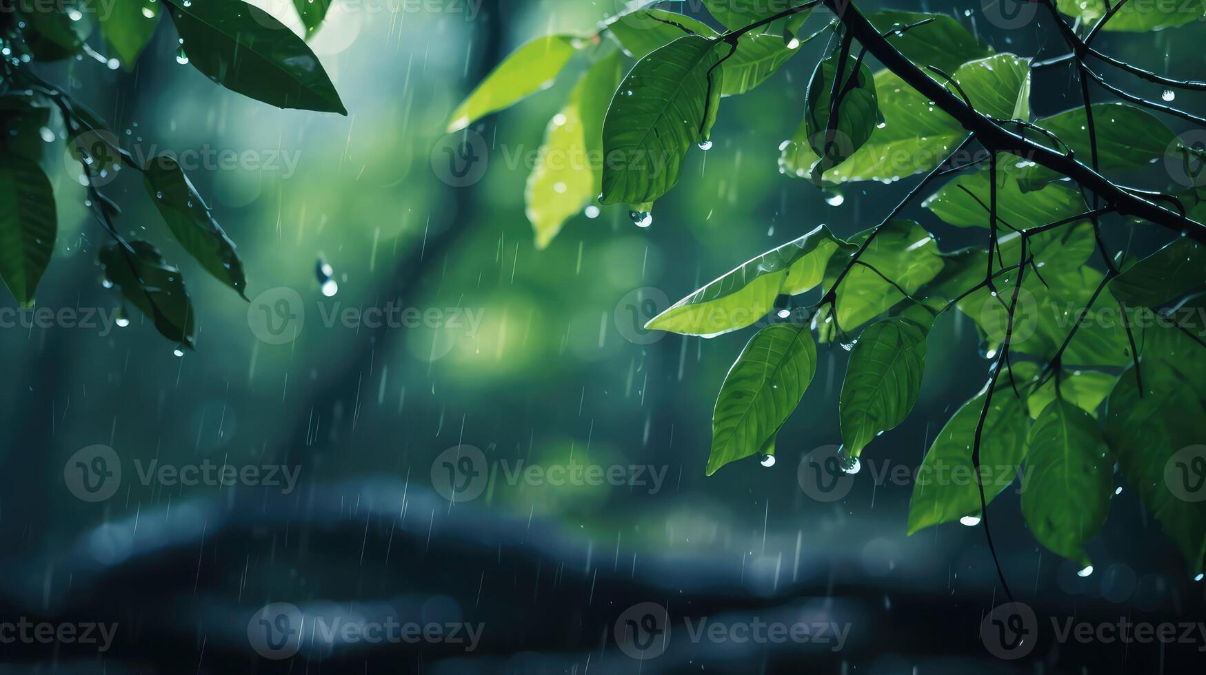 trees water leaves photo