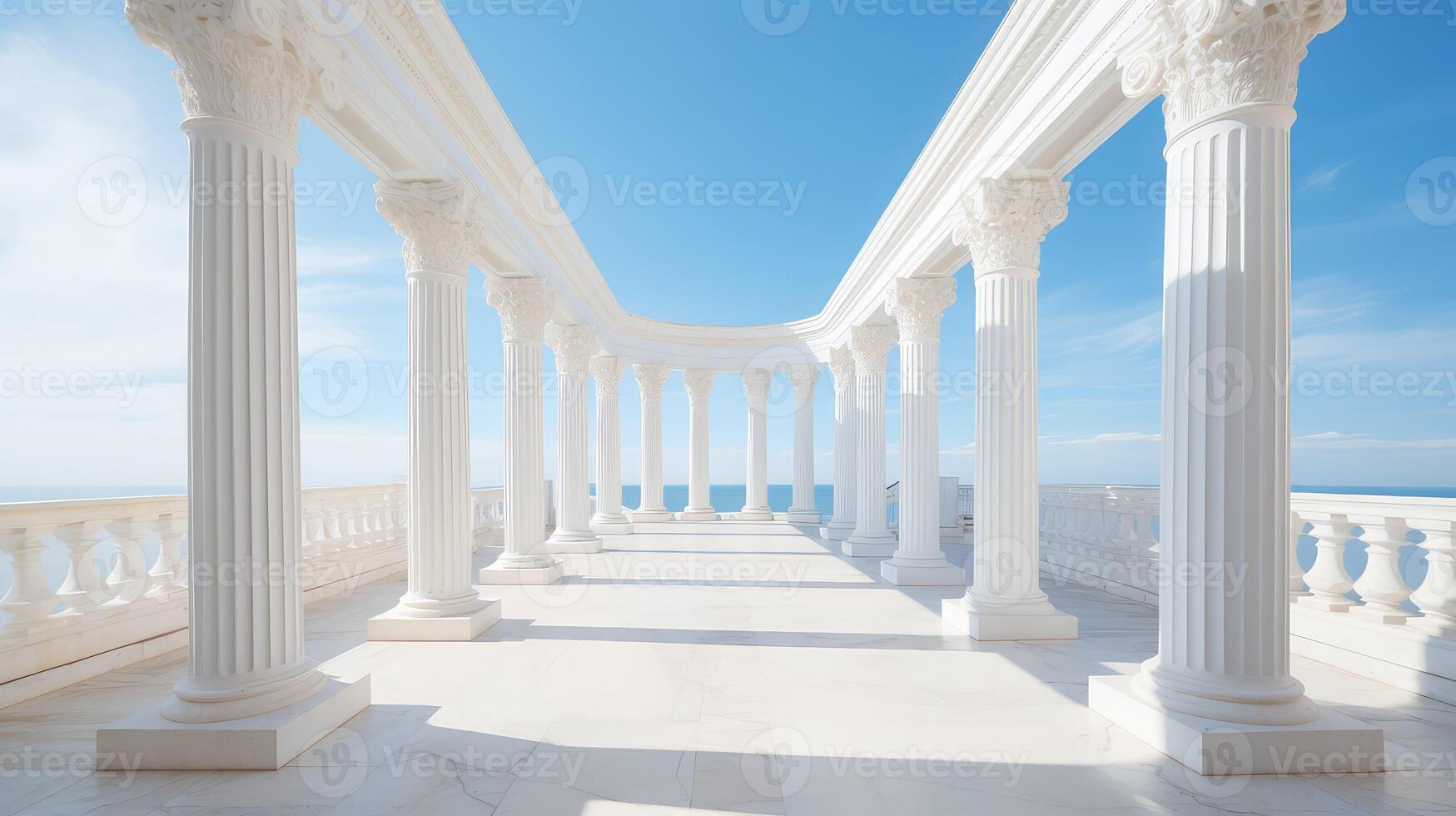 grandeur white pillars photo