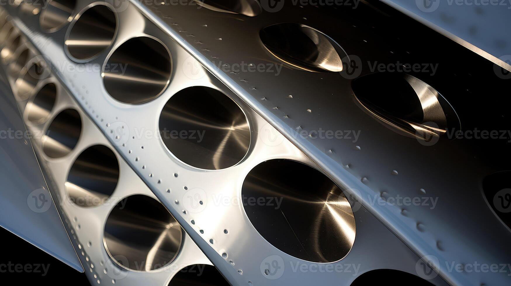 wing riveted metal photo