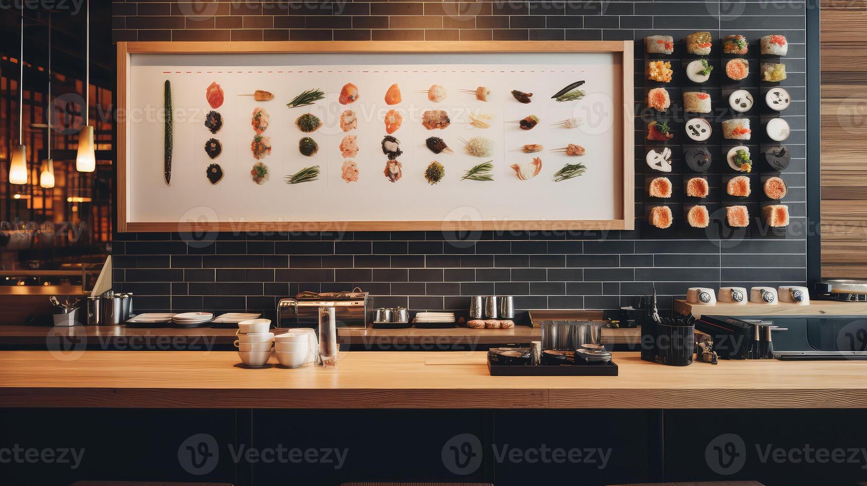 translation wall menu photo