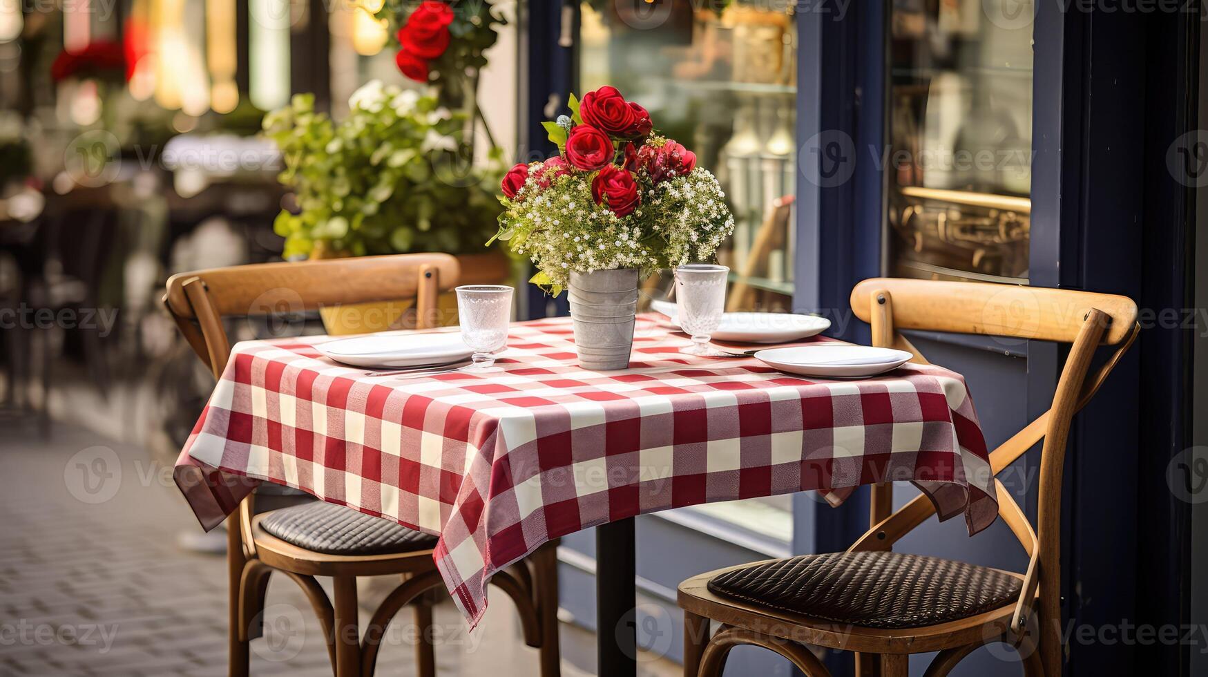 cafe bistro table photo