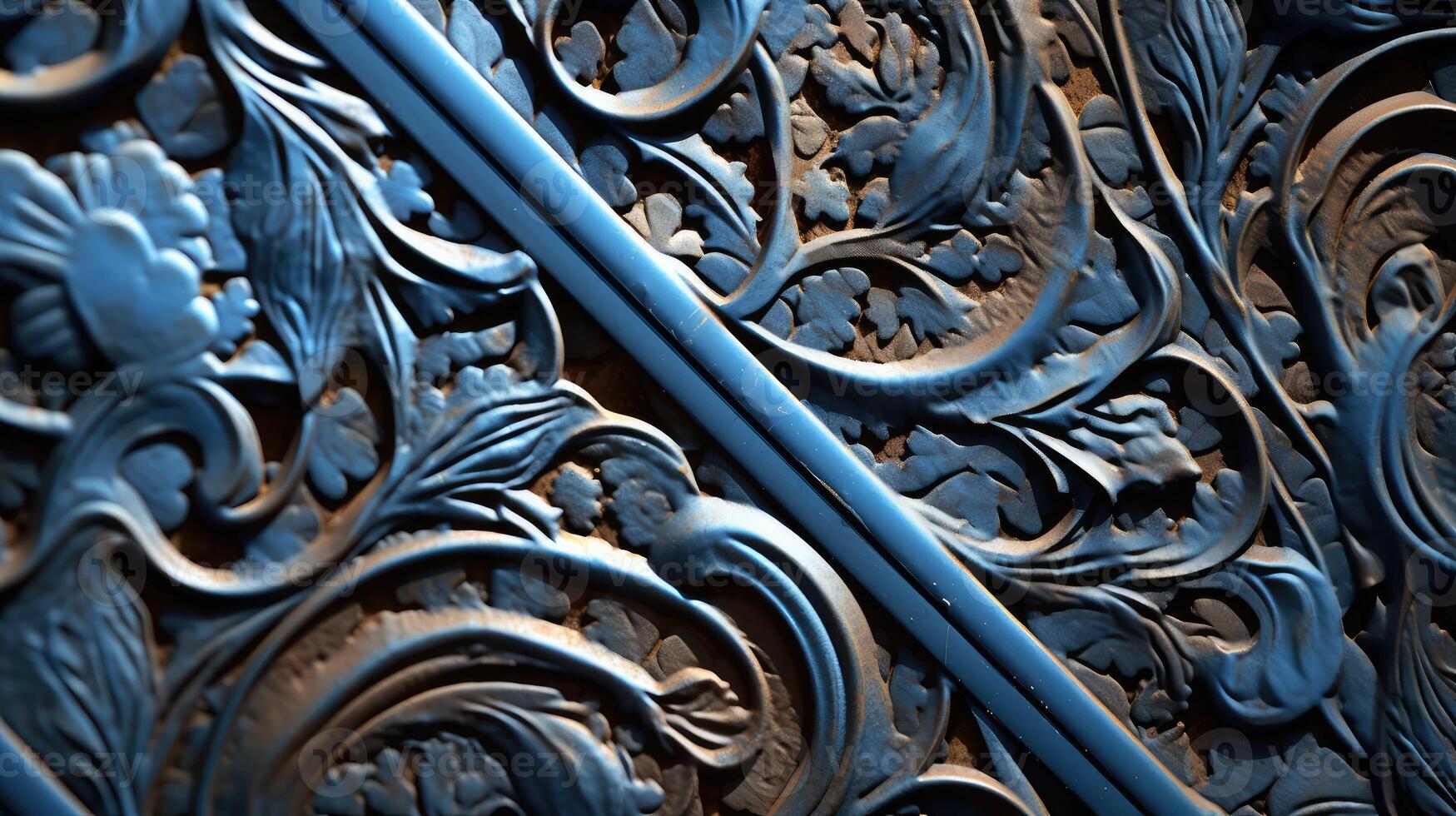blue metal barns photo