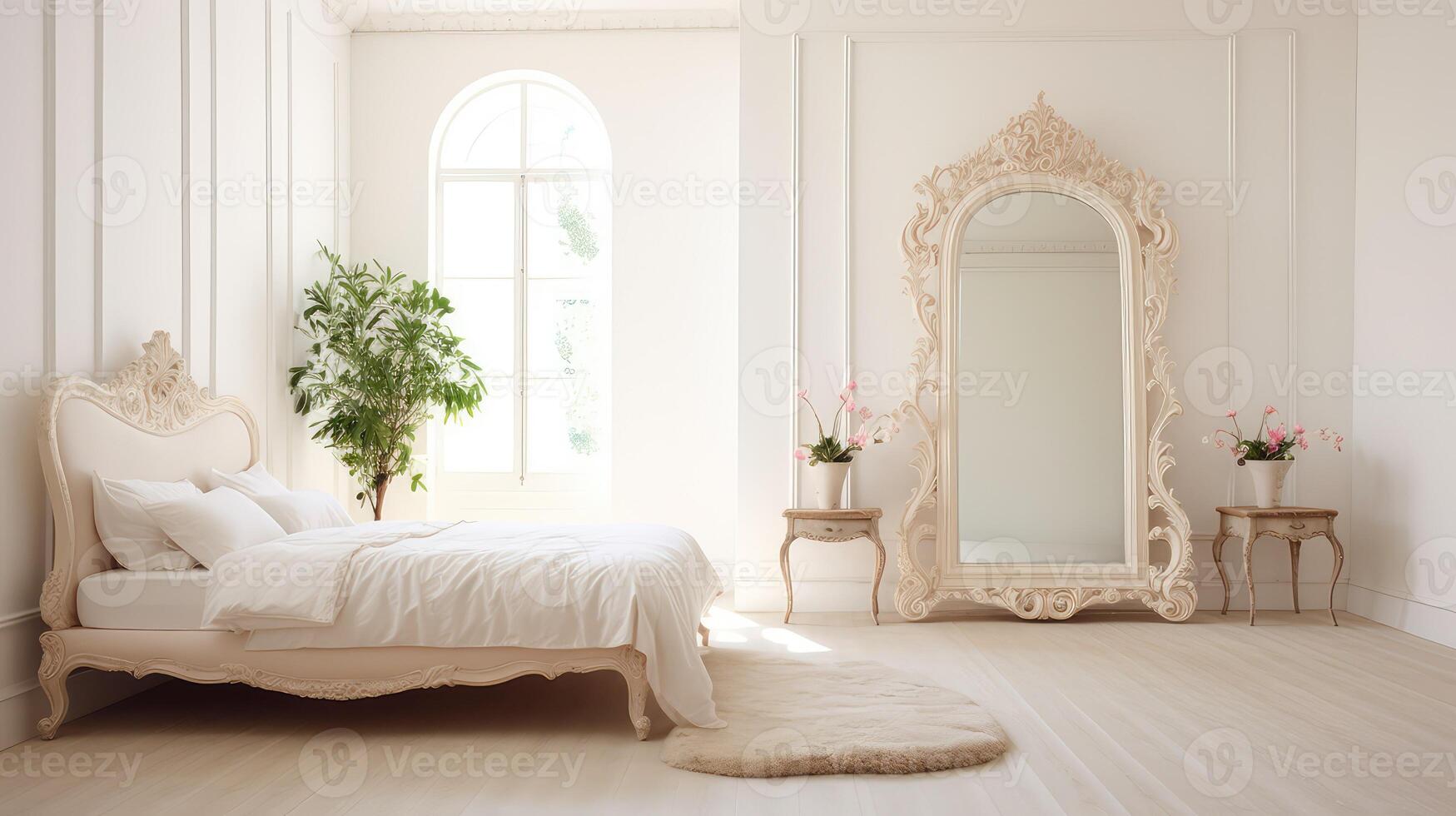 cozy white painted wall photo