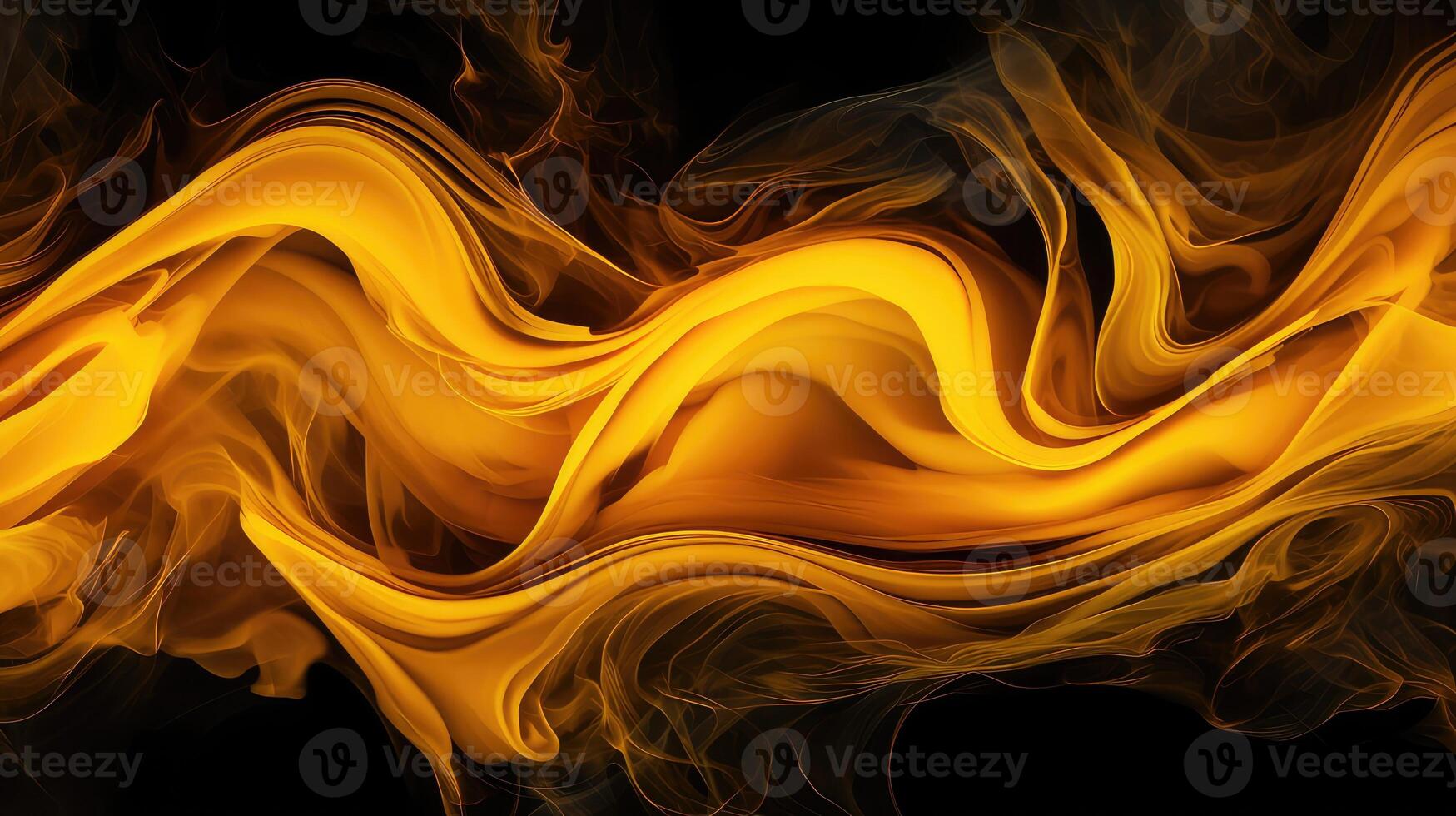 intricate yellow fantasy fire photo