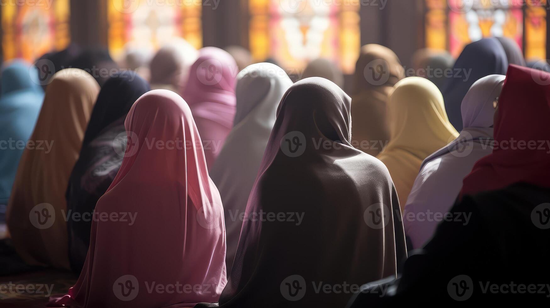 unity black muslim woman photo