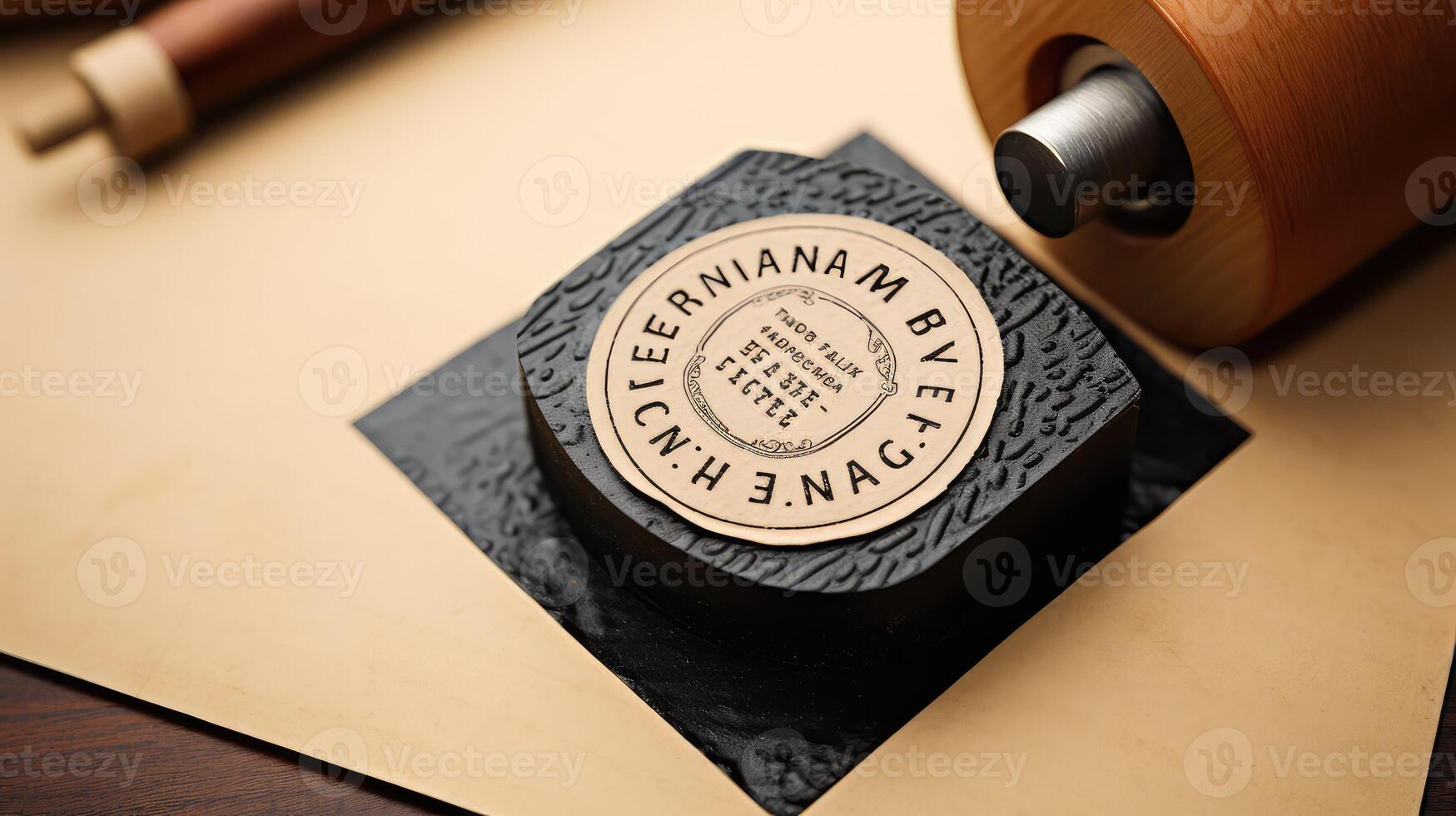 custom rubber stamp texture photo