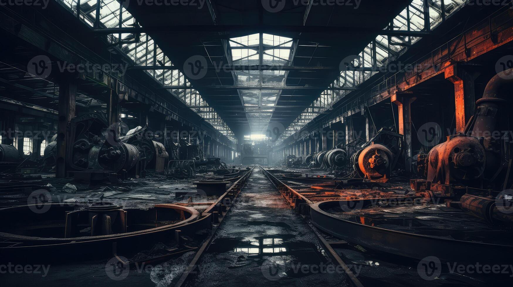 abandoned old metal photo