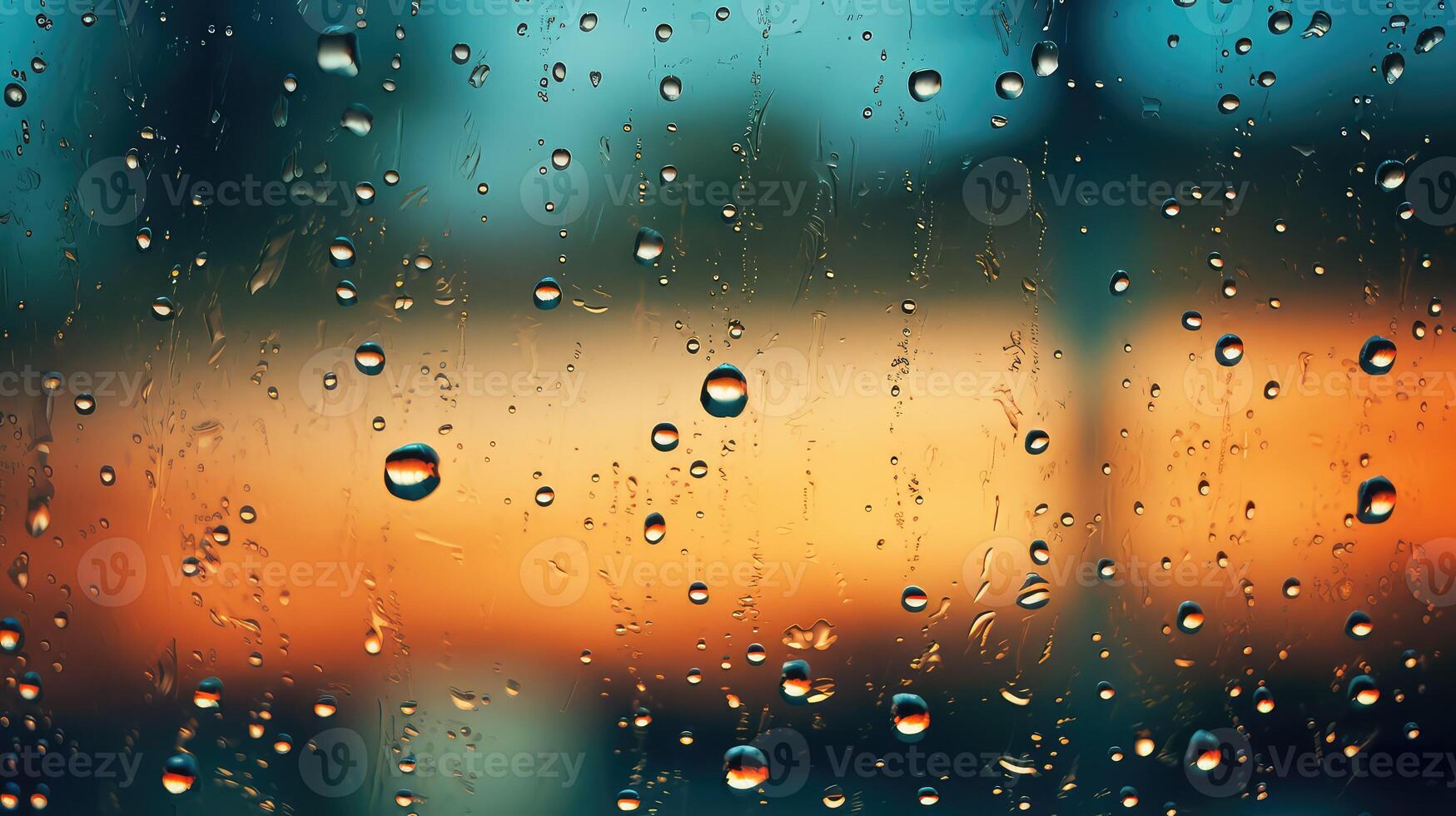 mesmerizing water on window photo