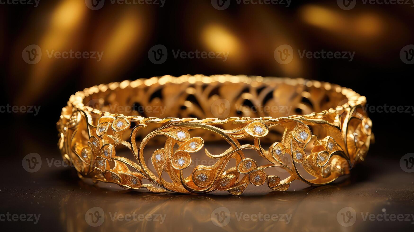 bracelet gold texture pattern photo