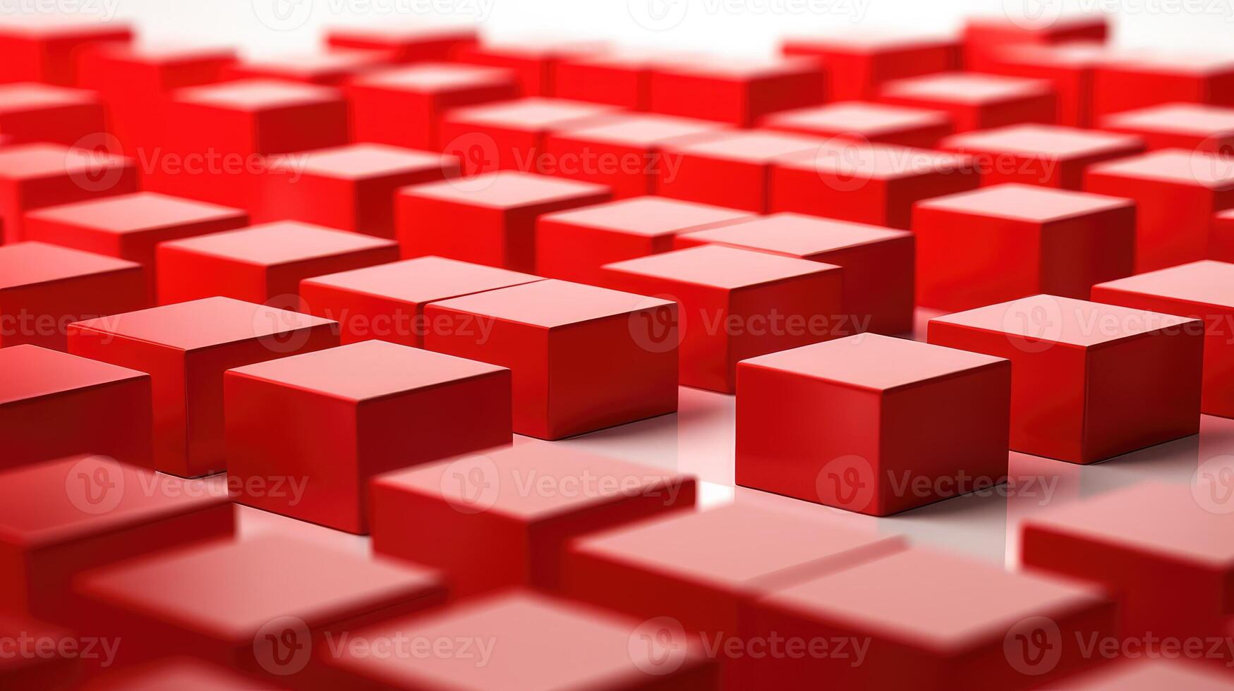 shapes red blocks photo