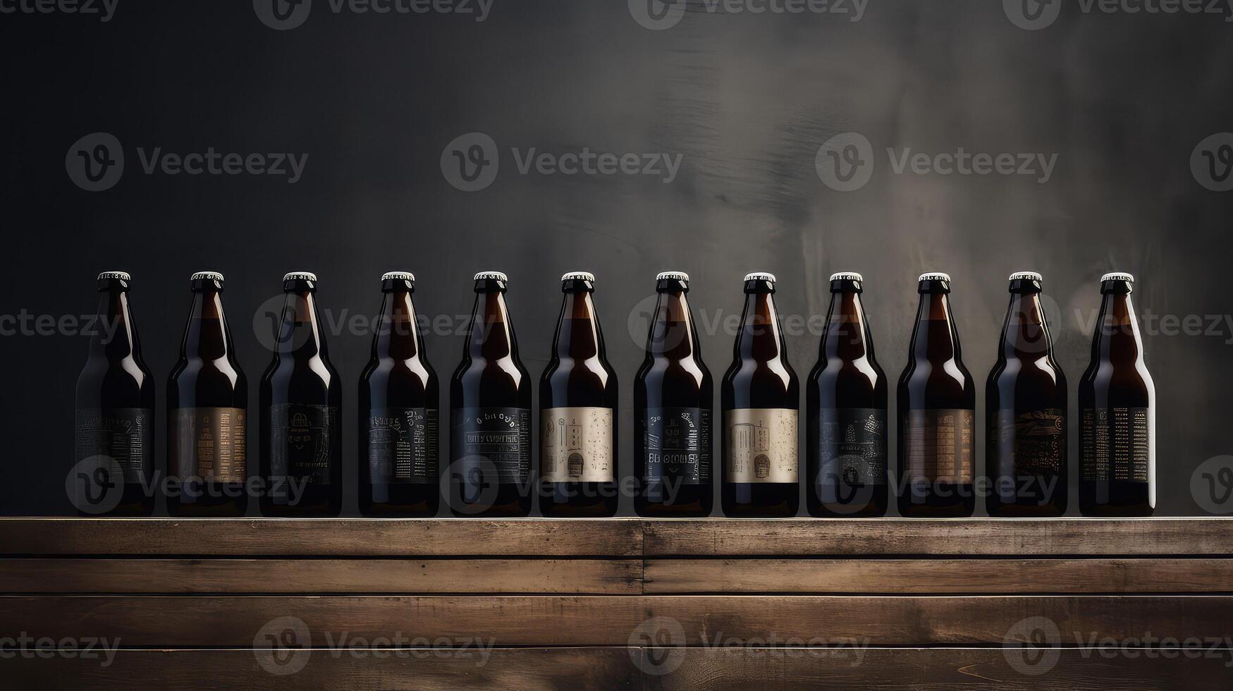 sophisticated beer black photo