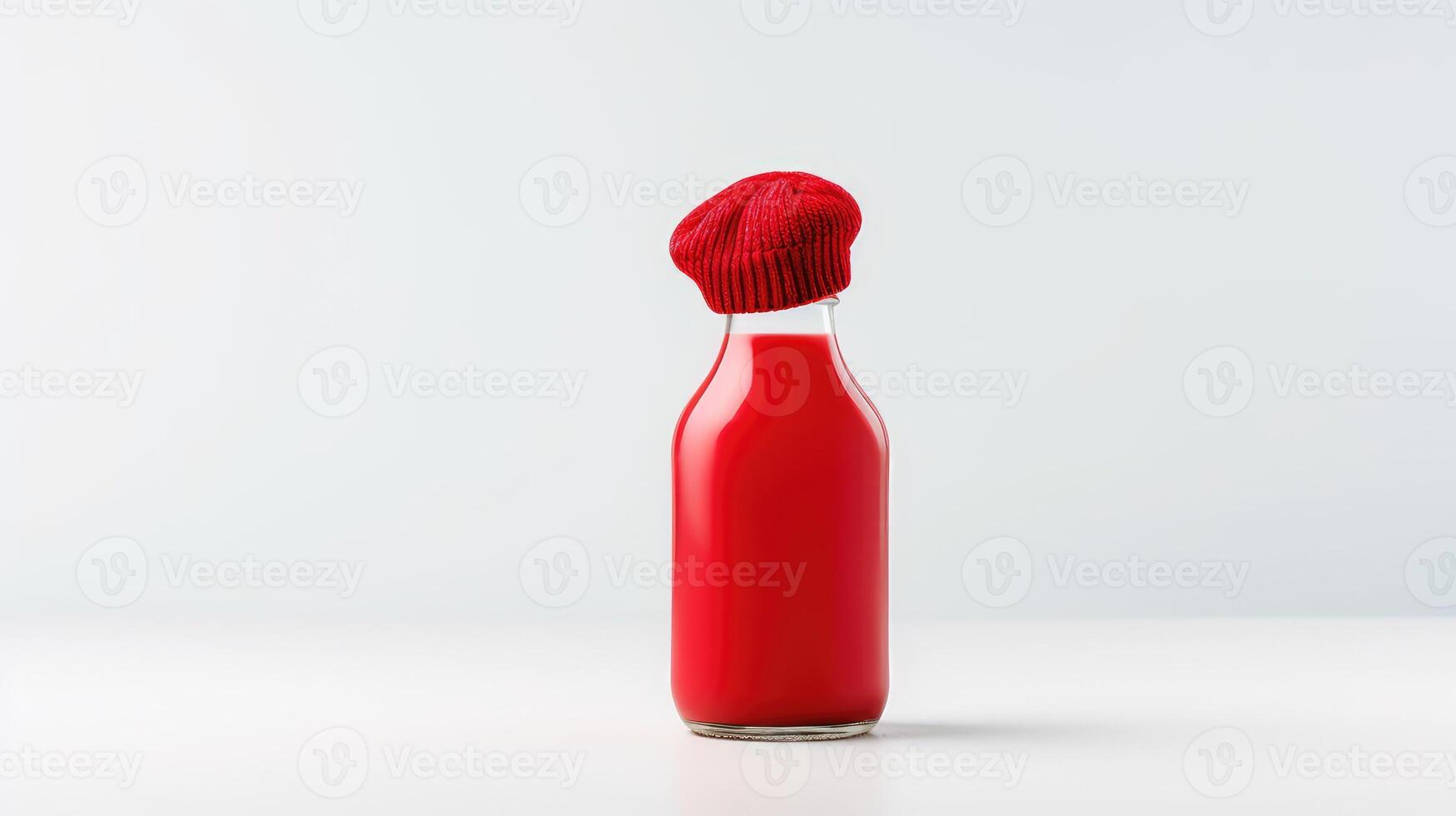 bottle red cap milk photo